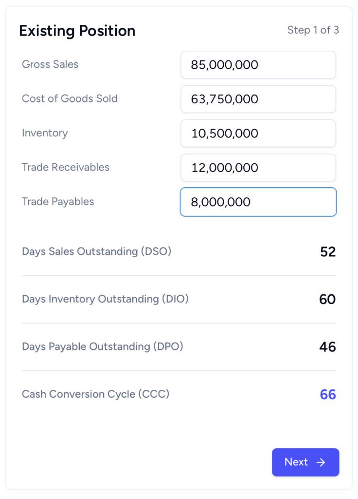 Improve working capital